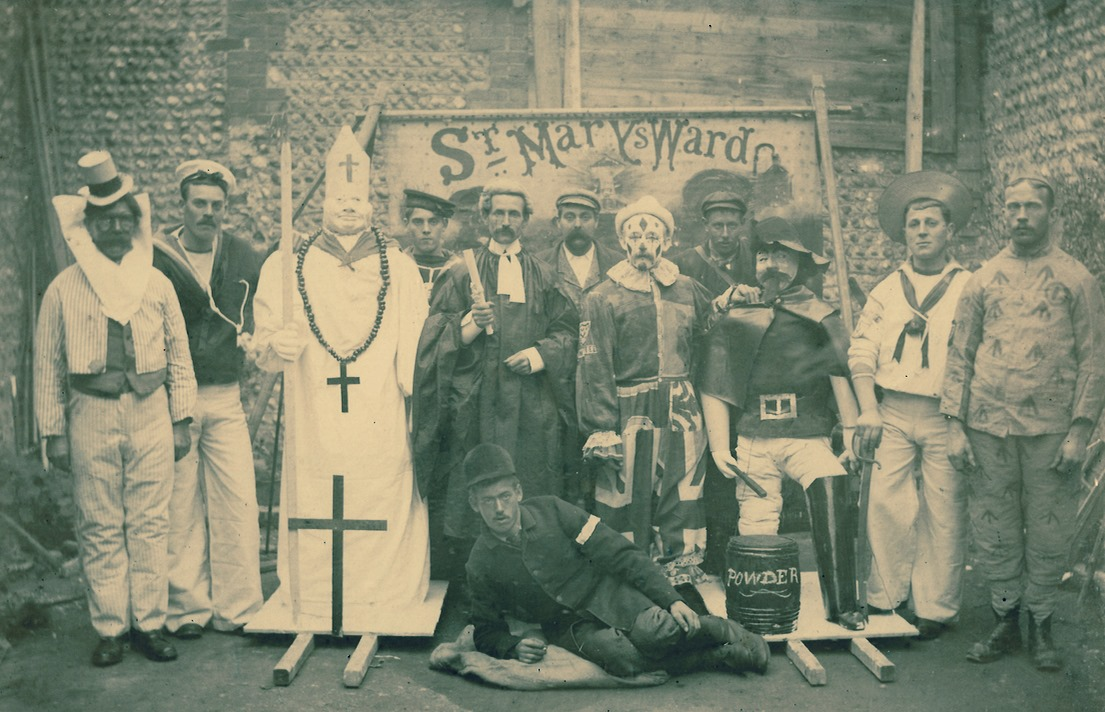 The St Mary's Ward Bonfire Society, historically based out of Old Town and Upperton